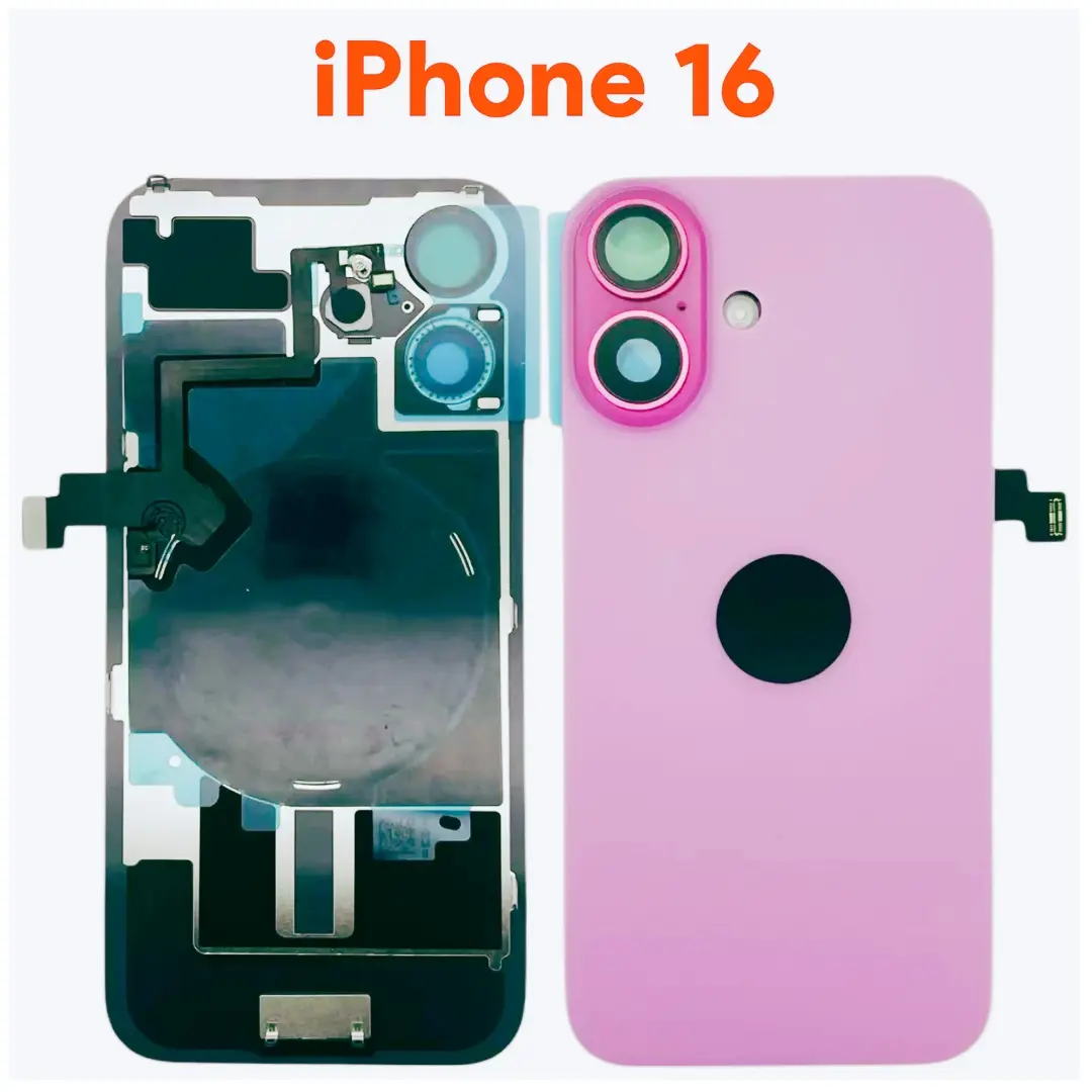 Back Glass iPhone 16 with NFC Pink